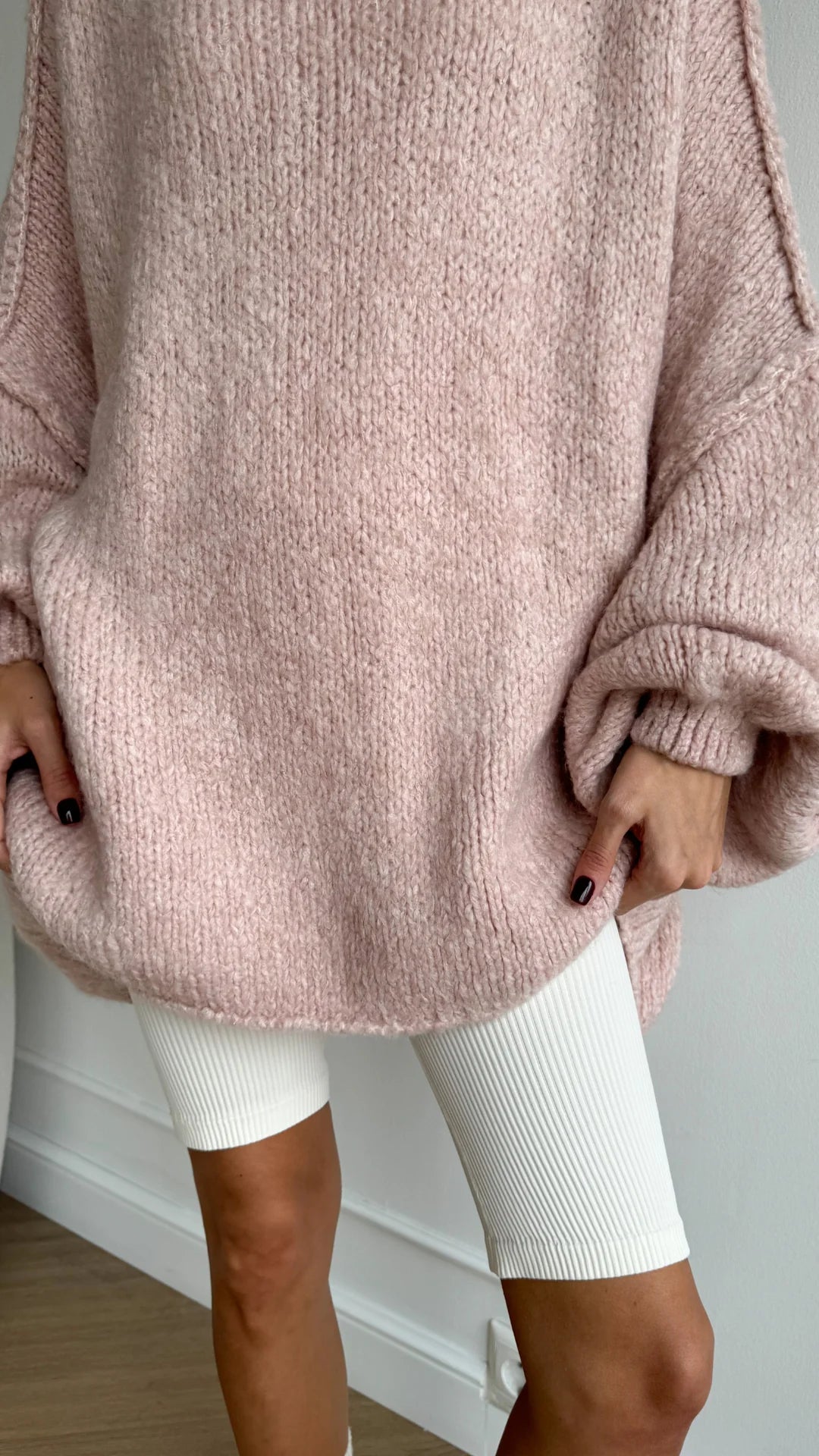 Layla Sweater- Rose