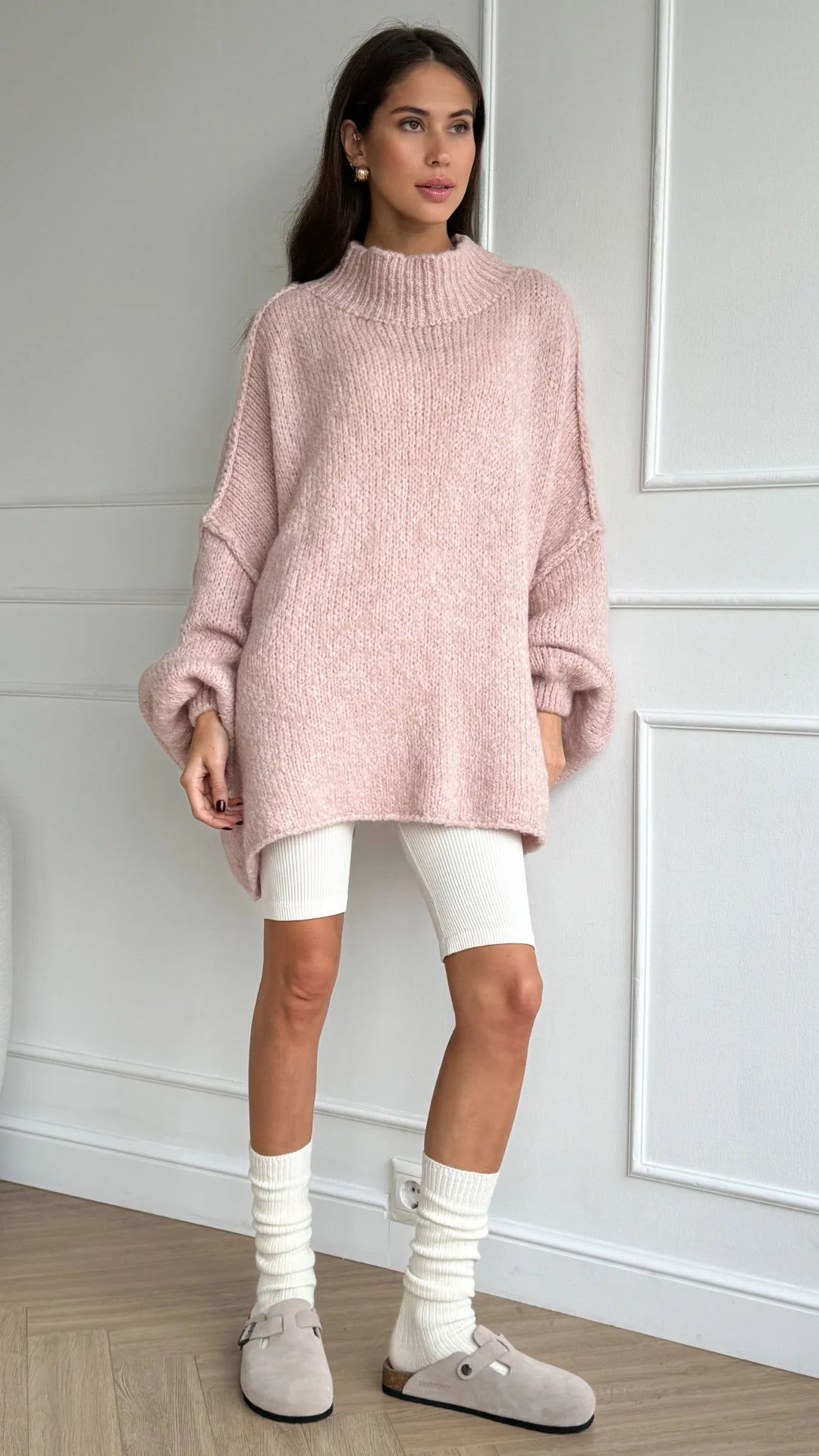 Layla Sweater- Rose