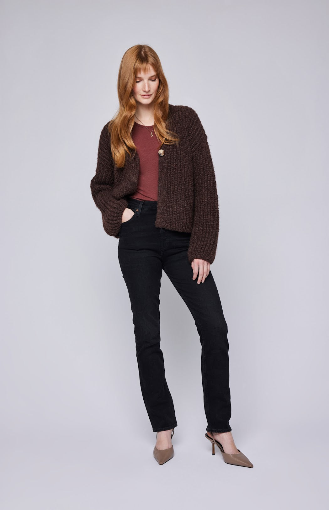 Ilene Cardigan- Espresso