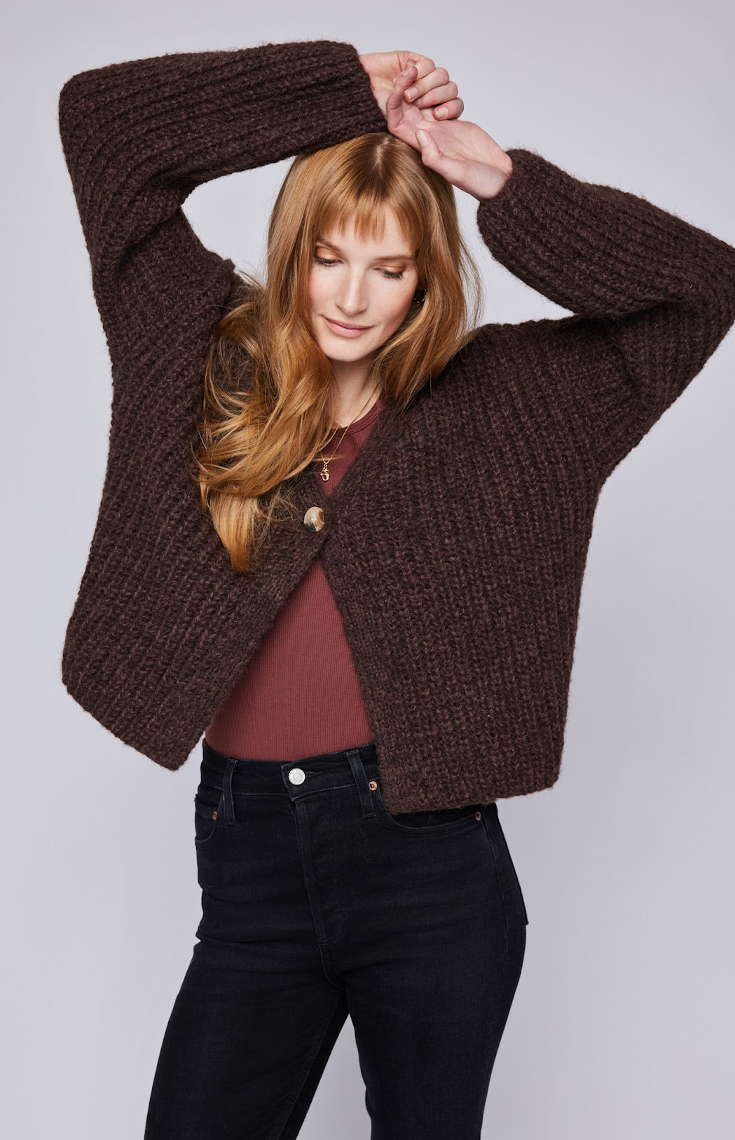 Ilene Cardigan- Espresso