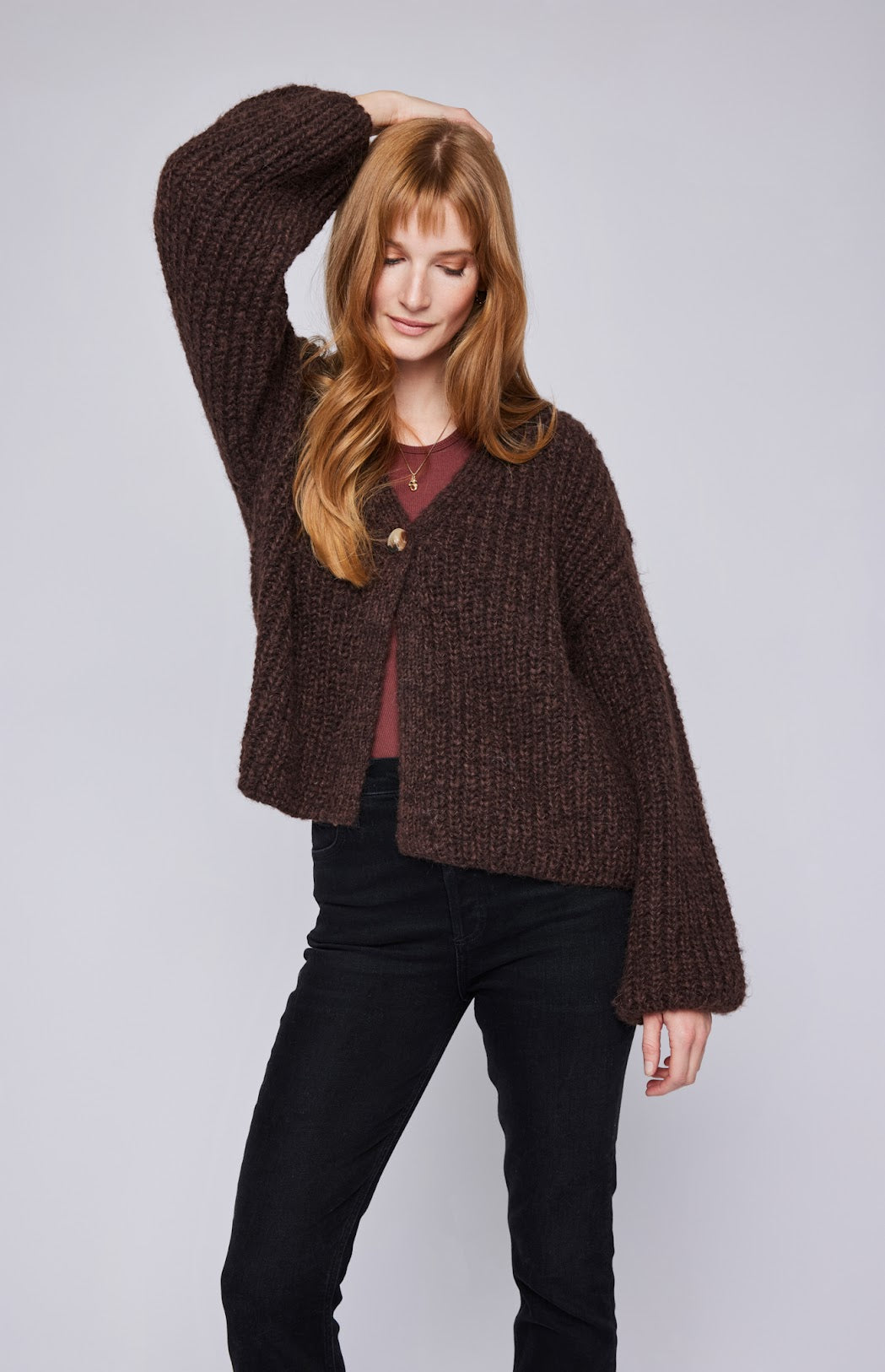 Ilene Cardigan- Espresso