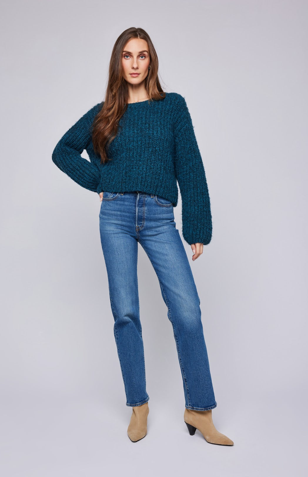 Nadia Sweater- Jewel