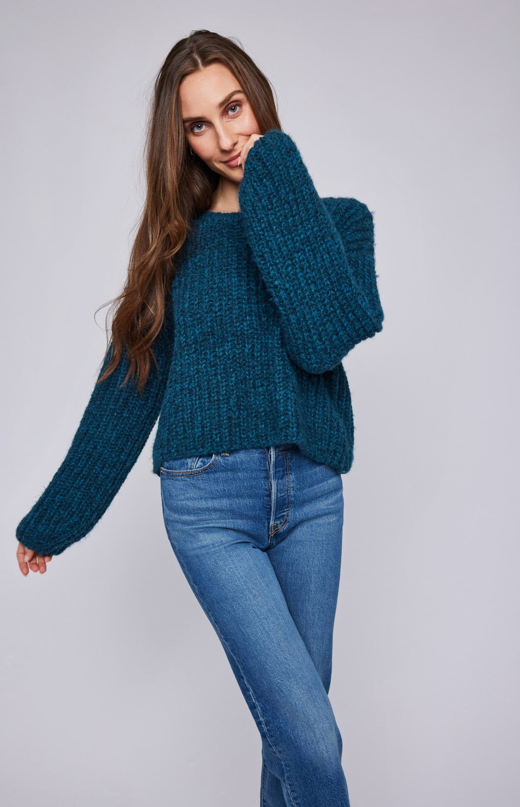 Nadia Sweater- Jewel