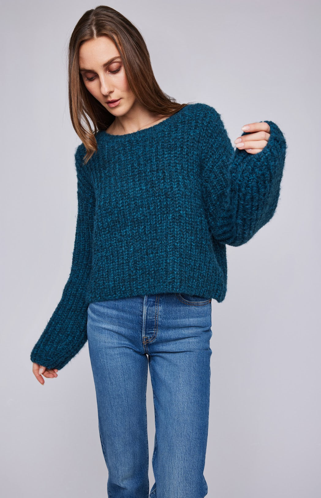 Nadia Sweater- Jewel