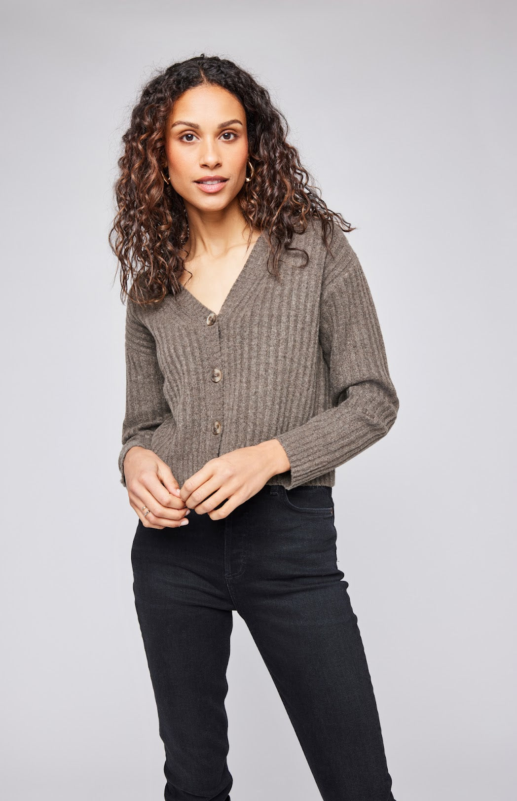 Gramercy Cardigan- Heather Hickory