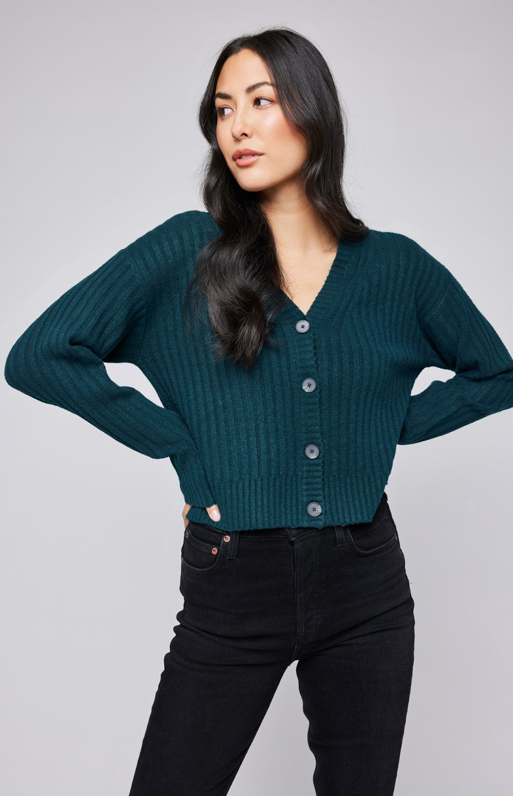 Gramercy Cardigan- Jewel