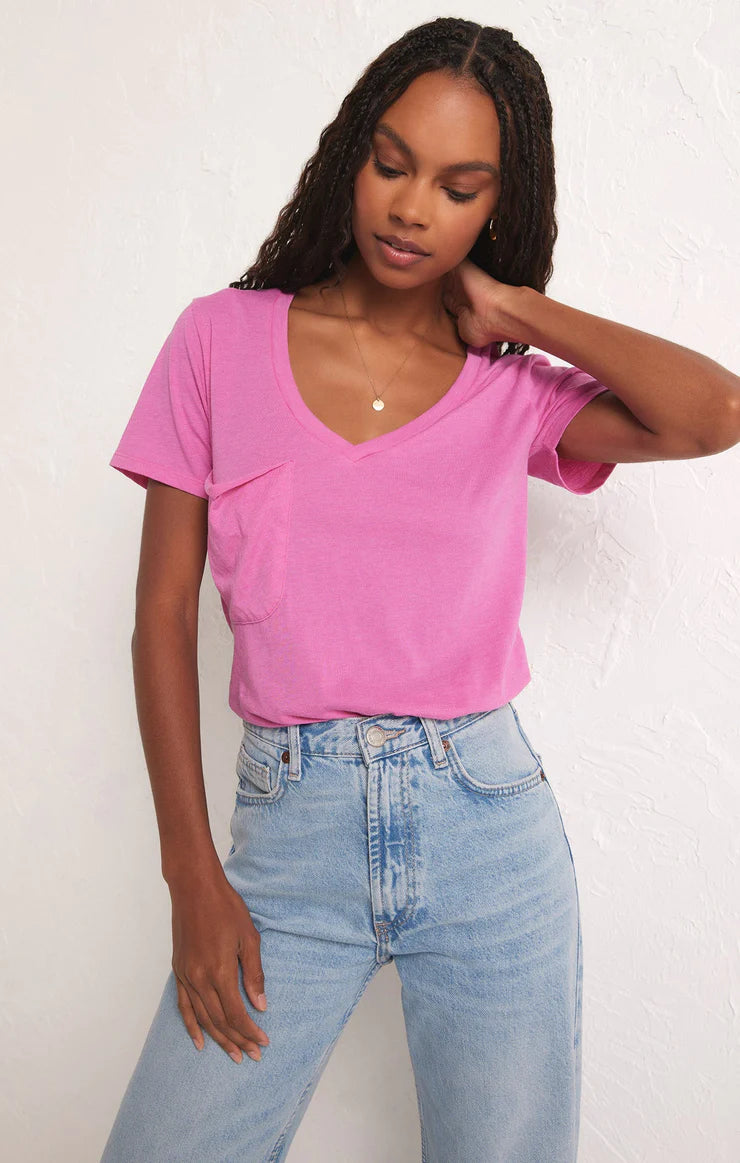 The Pocket Tee- Pink