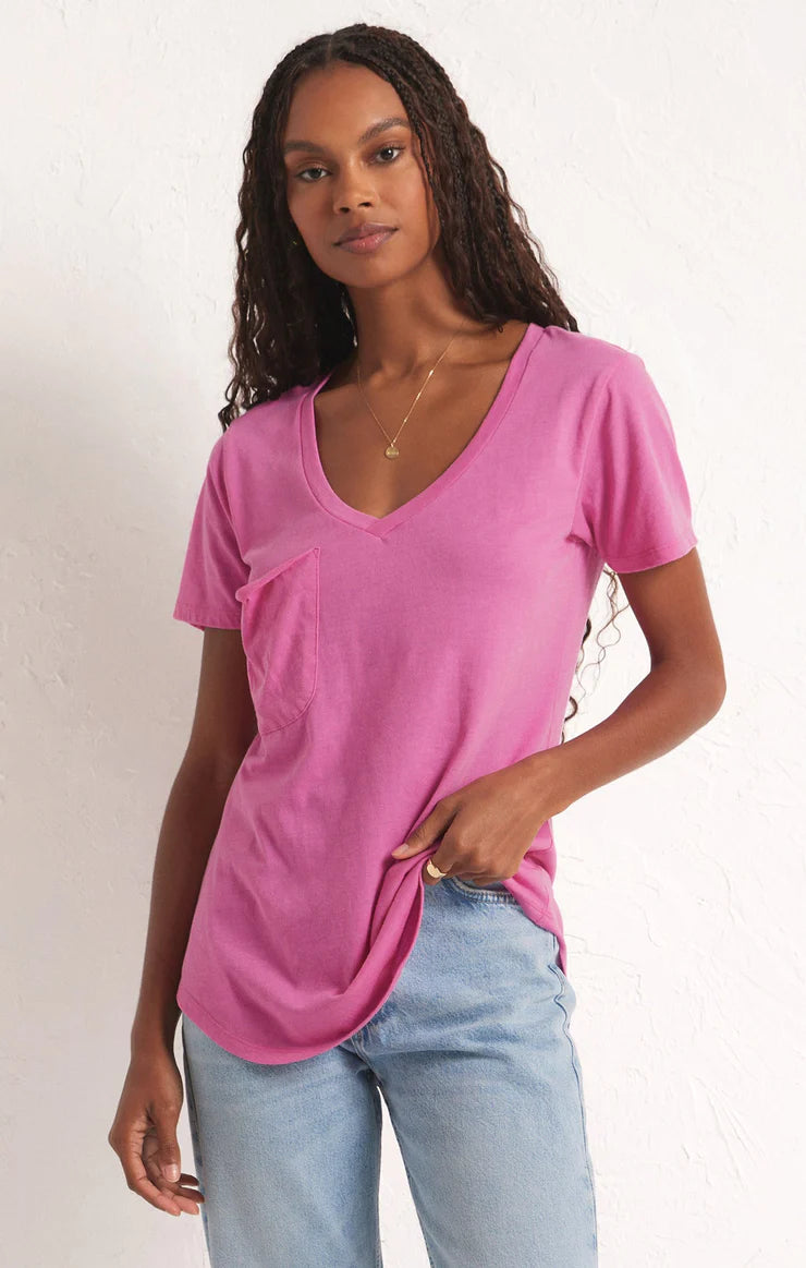 The Pocket Tee- Pink